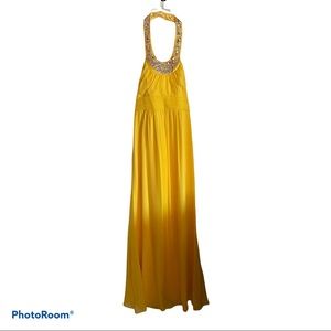Laundry by Shelli Segal Yellow dress/ gown Sz 6